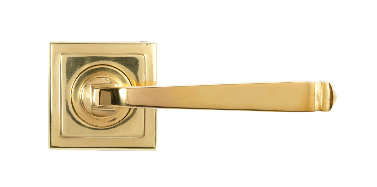 Avon Round Lever on Rose Set (Unsprung) by From The Anvil