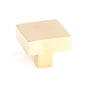 From The Anvil's Polished Brass Albers Cabinet Knob