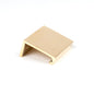 From The Anvil's Polished Brass Plain Edge Pull