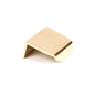From The Anvil's Polished Brass Moore Edge Pull
