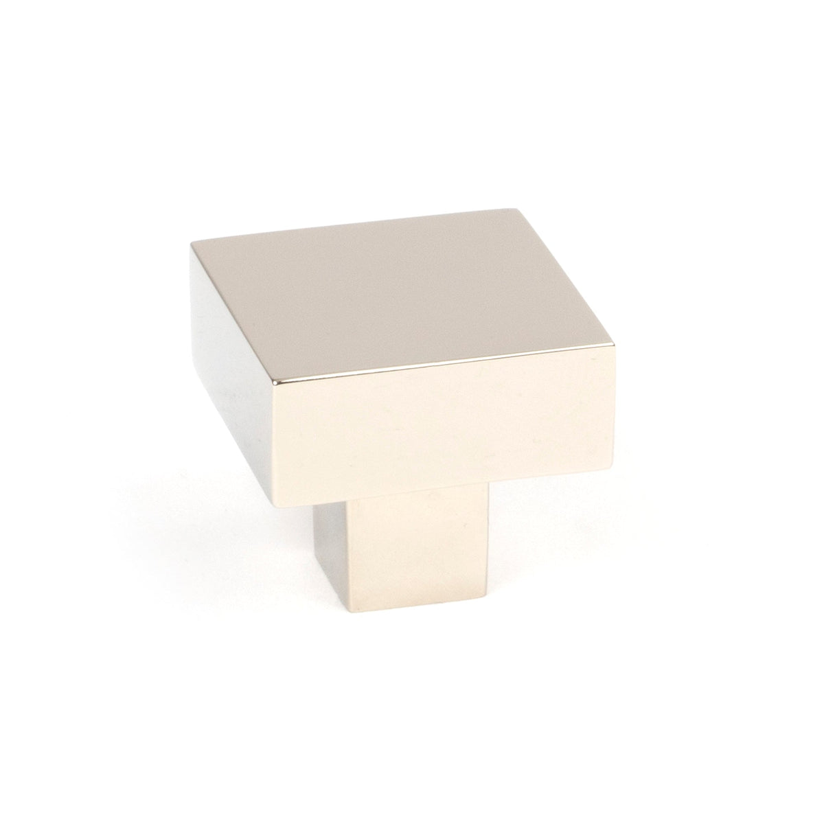 From The Anvil's Polished Nickel Albers Cabinet Knob