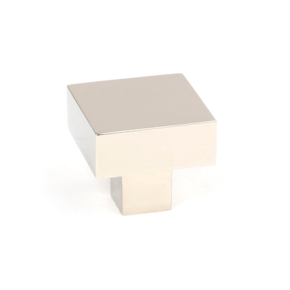 From The Anvil's Polished Nickel Albers Cabinet Knob