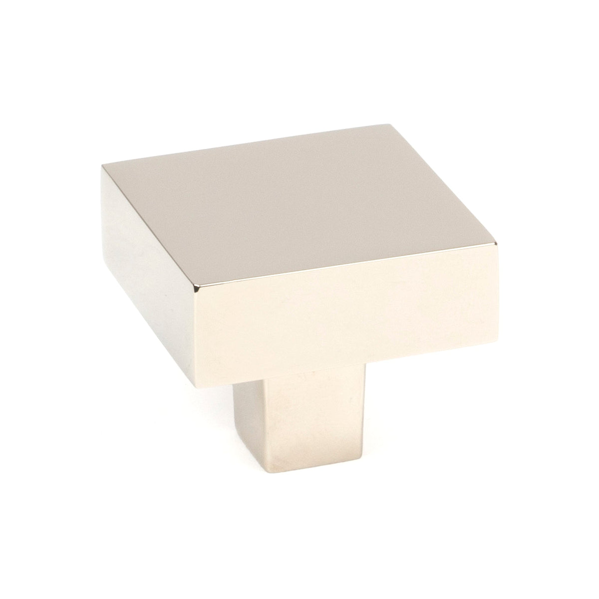 From The Anvil's Polished Nickel Albers Cabinet Knob