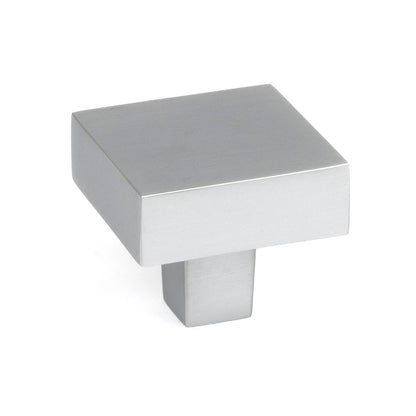 From The Anvil's Satin Chrome Albers Cabinet Knob