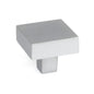 From The Anvil's Satin Chrome Albers Cabinet Knob