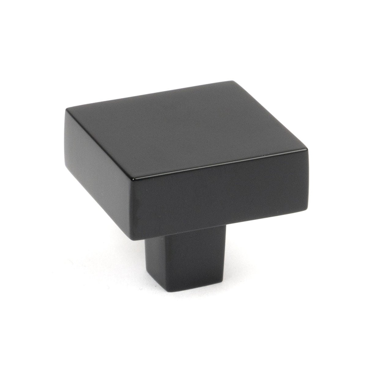 From The Anvil's Matt Black Albers Cabinet Knob