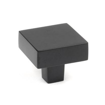 From The Anvil's Matt Black Albers Cabinet Knob