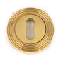 From The Anvil's Polished Brass Round Escutcheon