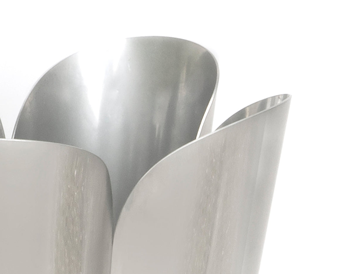 Stainless Steel Flora Plant Pot by From The Anvil