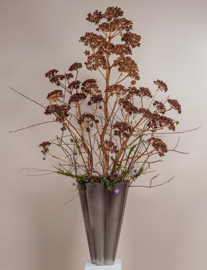 Stainless Steel Flora Plant Pot by From The Anvil
