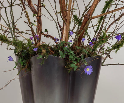 Stainless Steel Flora Plant Pot by From The Anvil