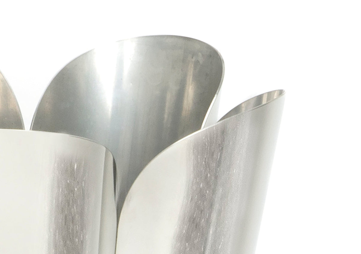 Stainless Steel Flora Plant Pot by From The Anvil