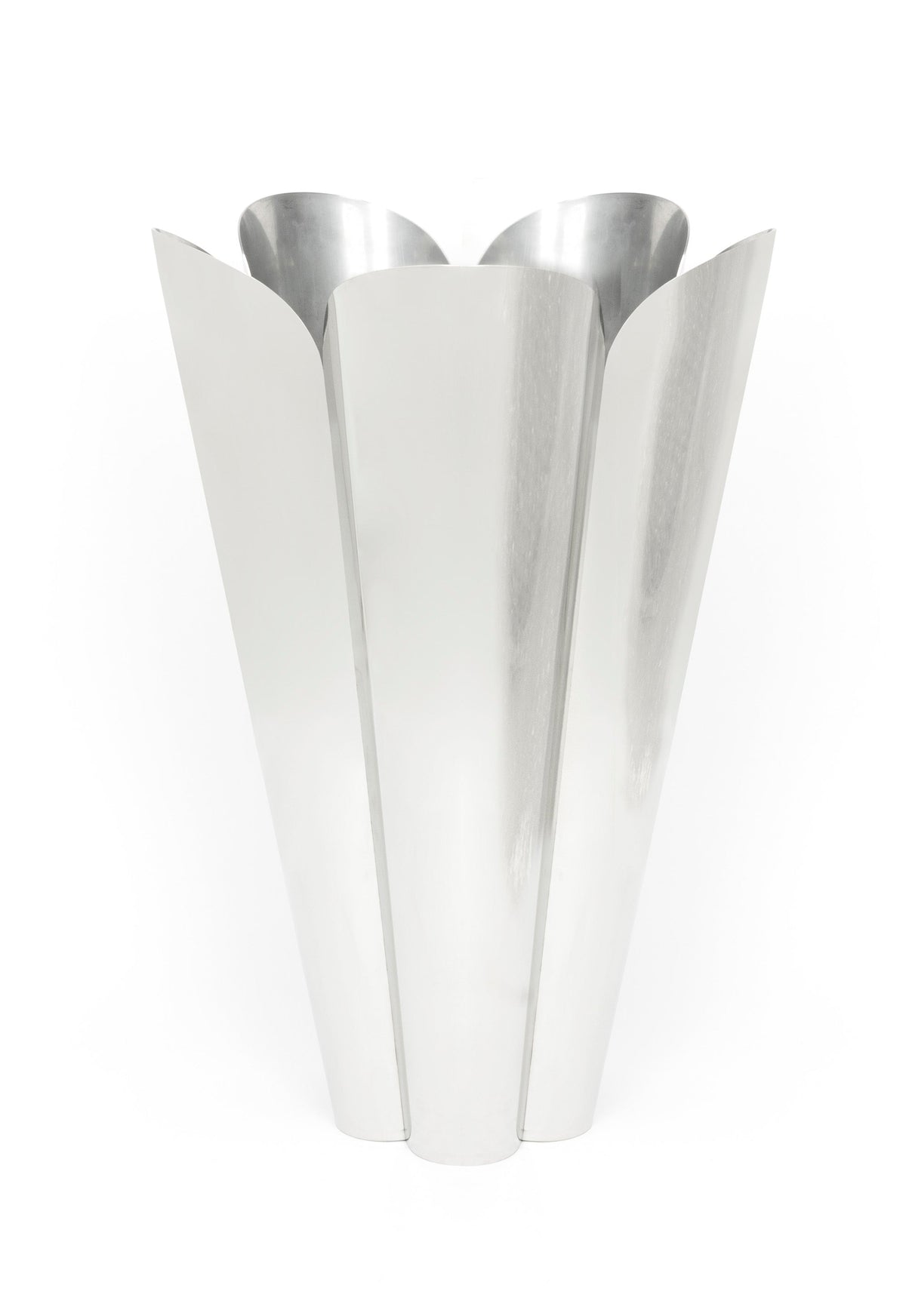 Stainless Steel Flora Plant Pot by From The Anvil