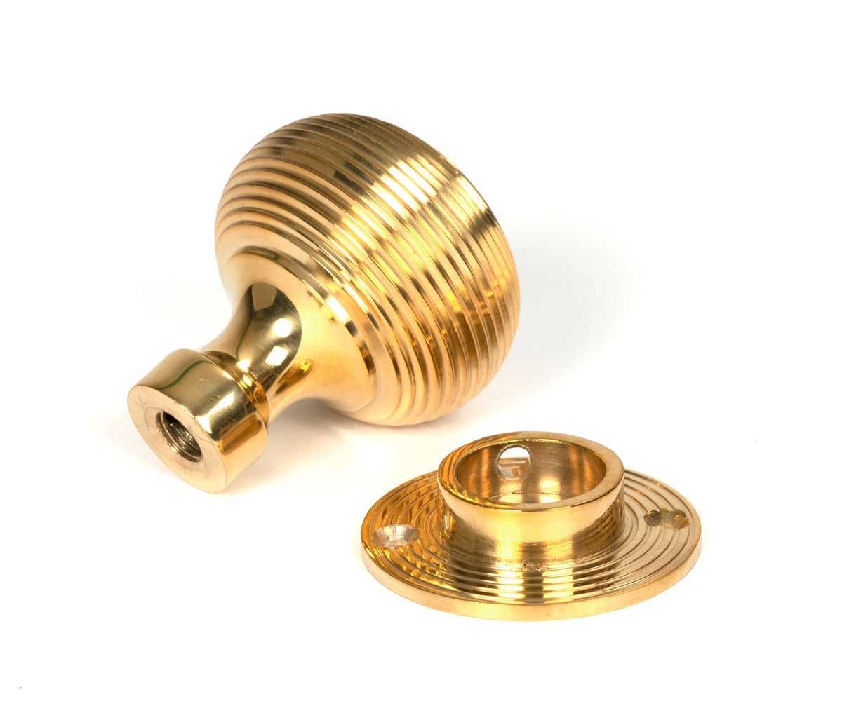 Heavy Beehive Mortice/Rim Knob Set by From The Anvil