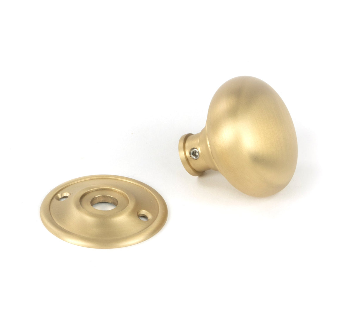 Mushroom Mortice/Rim Knob Set by From The Anvil