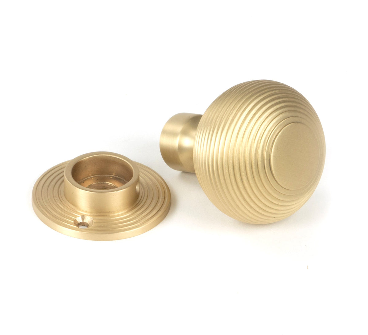 Heavy Beehive Mortice/Rim Knob Set by From The Anvil