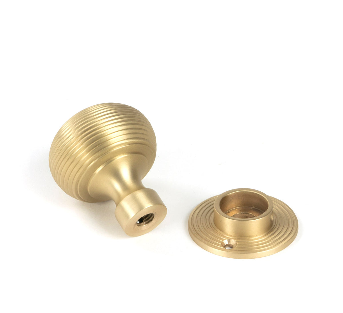 Heavy Beehive Mortice/Rim Knob Set by From The Anvil