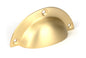 From The Anvil's Satin Brass Plain Drawer Pull