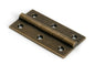 From The Anvil's Burnished Brass Butt Hinge (pair)