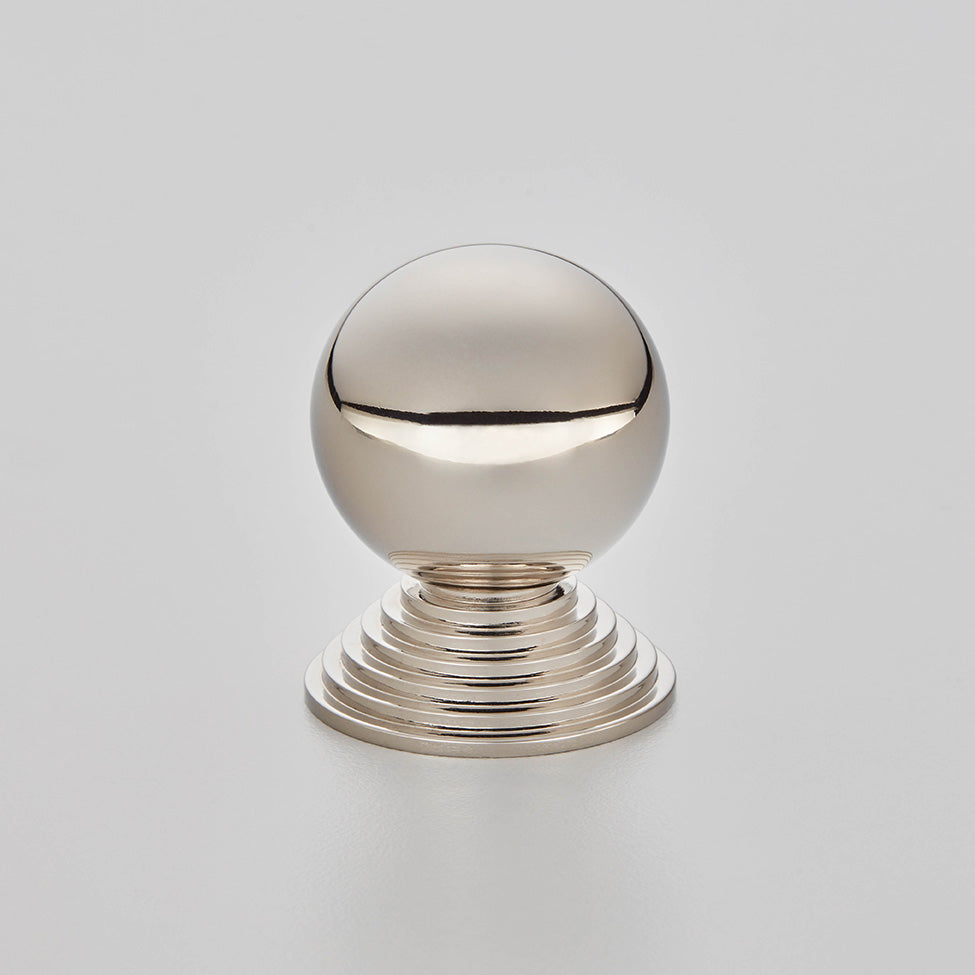 Croft - 32mm Ball & Step Cabinet Knob 5102 by Croft Ironmongery