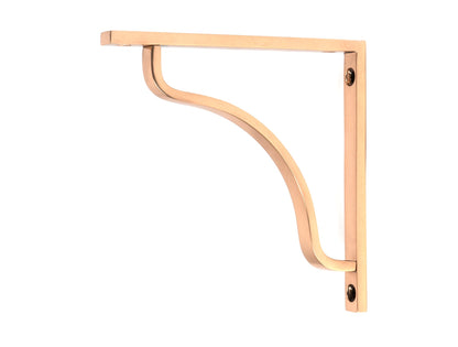 From The Anvil's Polished Bronze Abingdon Shelf Bracket