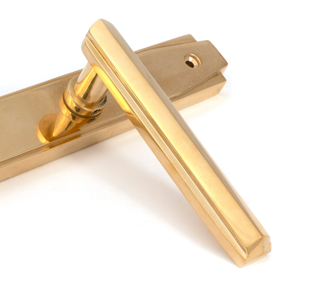 Art Deco Slimline Lever Espag. Lock Set by From The Anvil