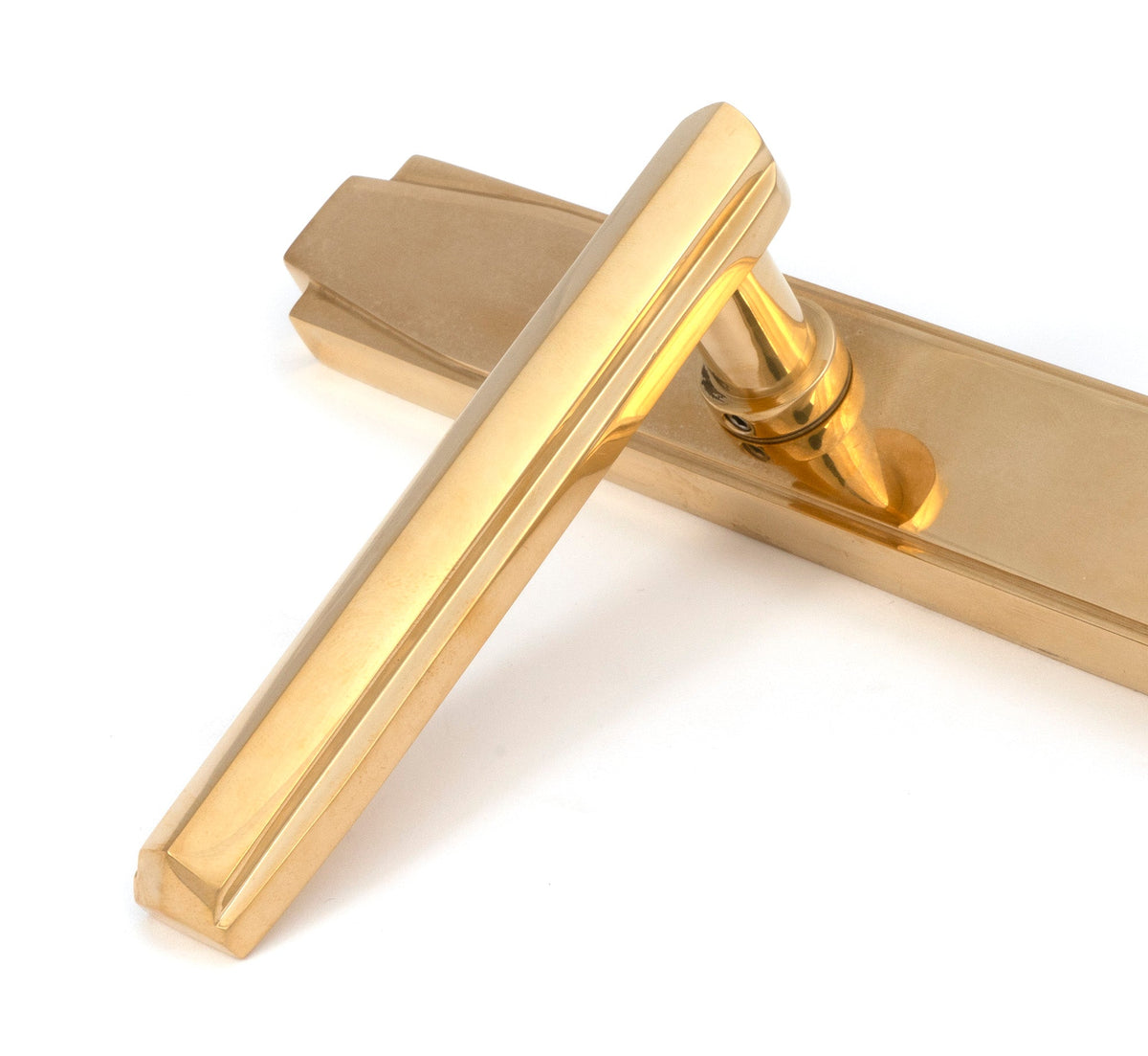 Art Deco Slimline Lever Espag. Lock Set by From The Anvil