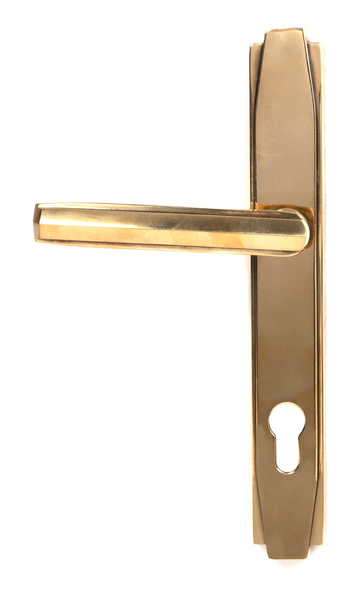 Art Deco Slimline Lever Espag. Lock Set by From The Anvil