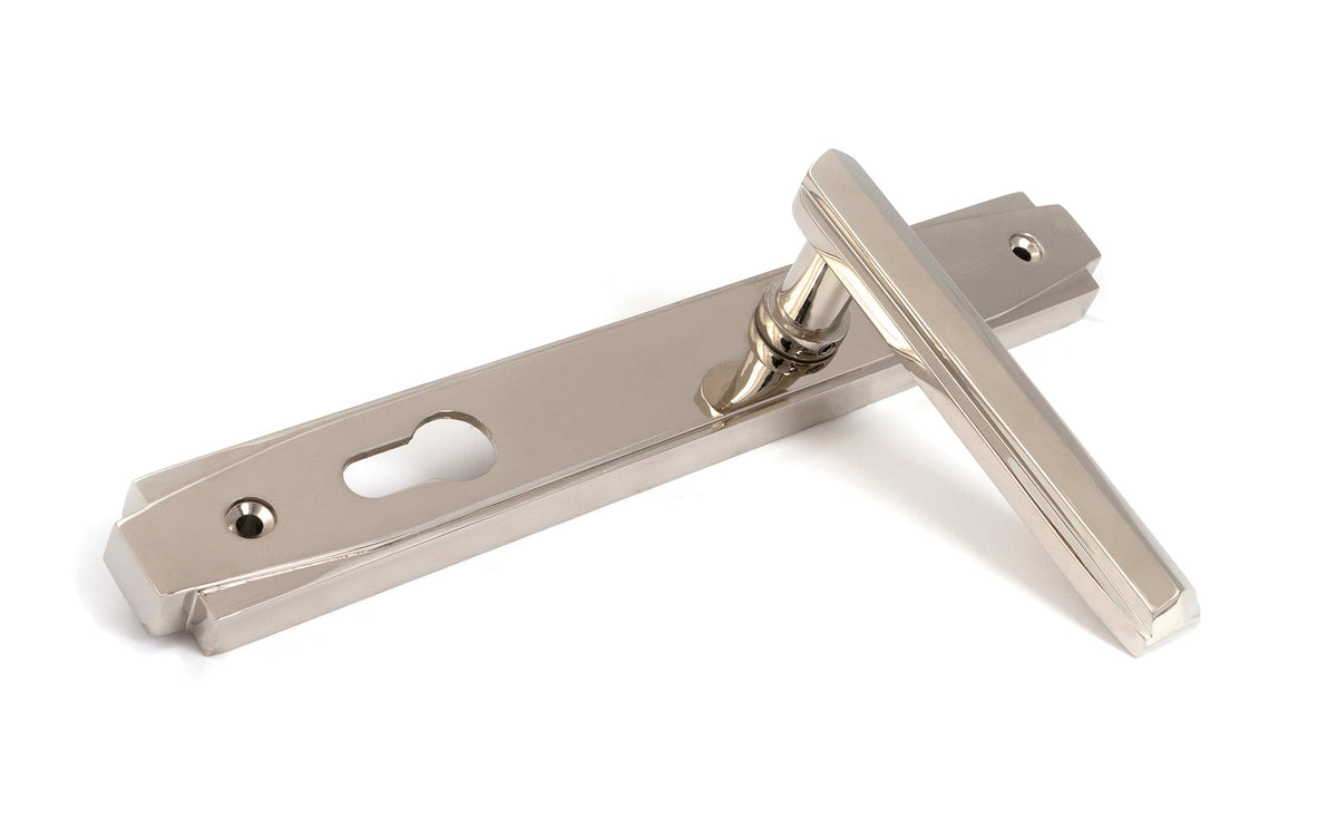 Art Deco Slimline Lever Espag. Lock Set by From The Anvil