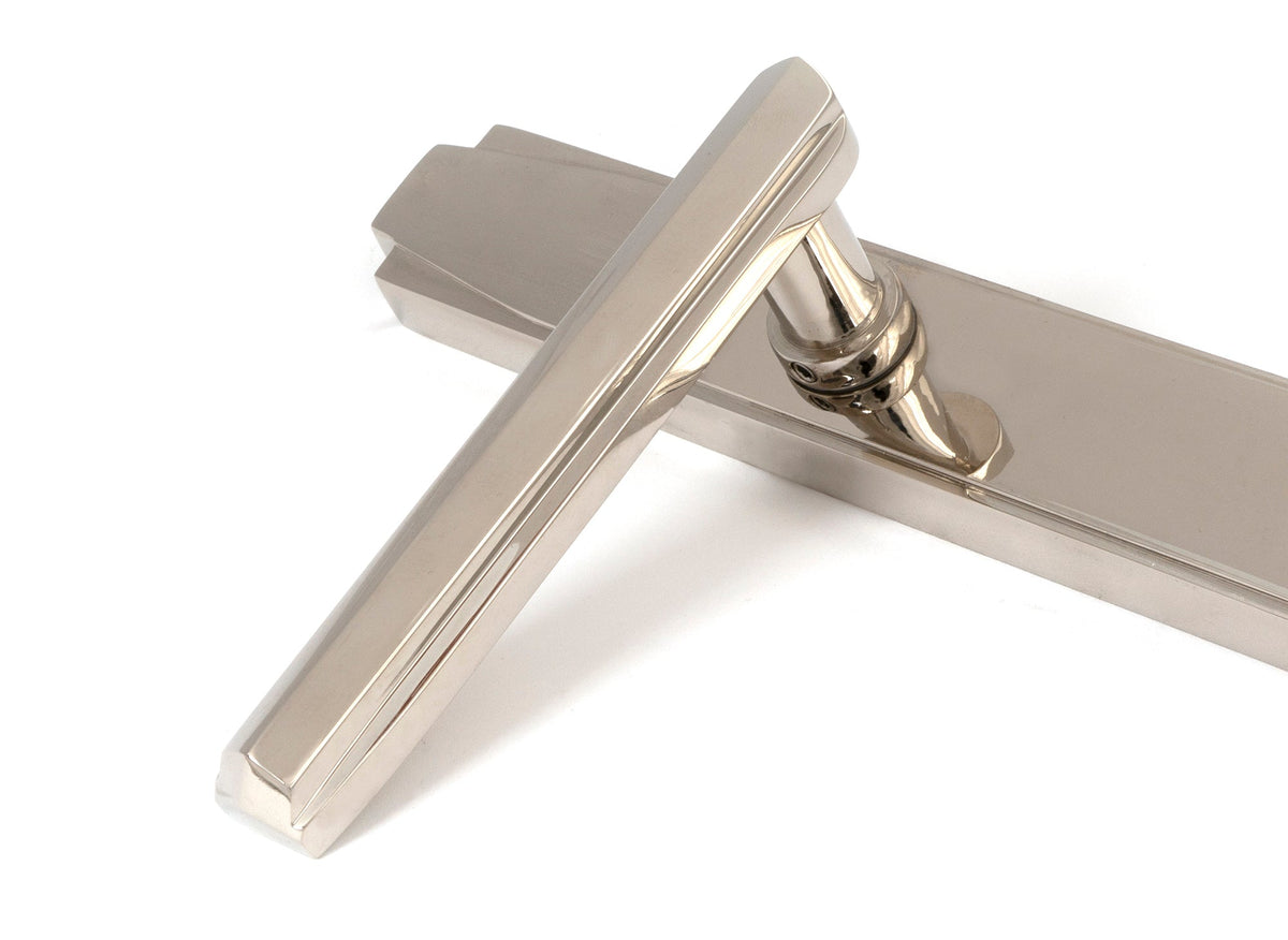 Art Deco Slimline Lever Espag. Lock Set by From The Anvil