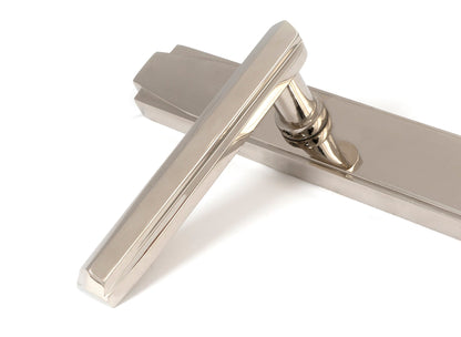 Art Deco Slimline Lever Espag. Lock Set by From The Anvil