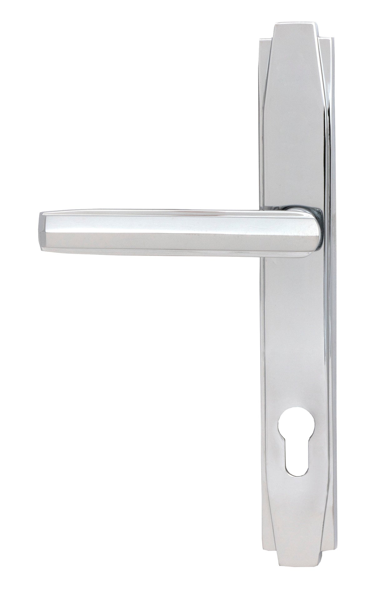 Art Deco Slimline Lever Espag. Lock Set by From The Anvil