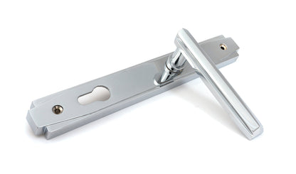 Art Deco Slimline Lever Espag. Lock Set by From The Anvil
