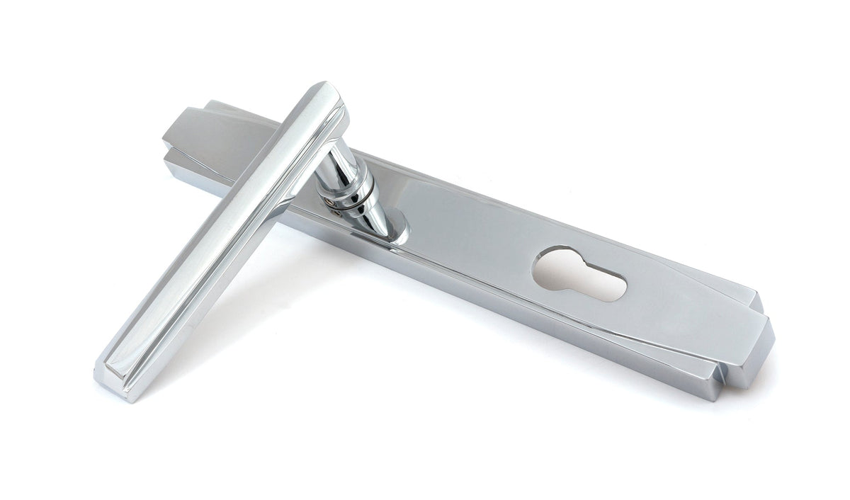 Art Deco Slimline Lever Espag. Lock Set by From The Anvil