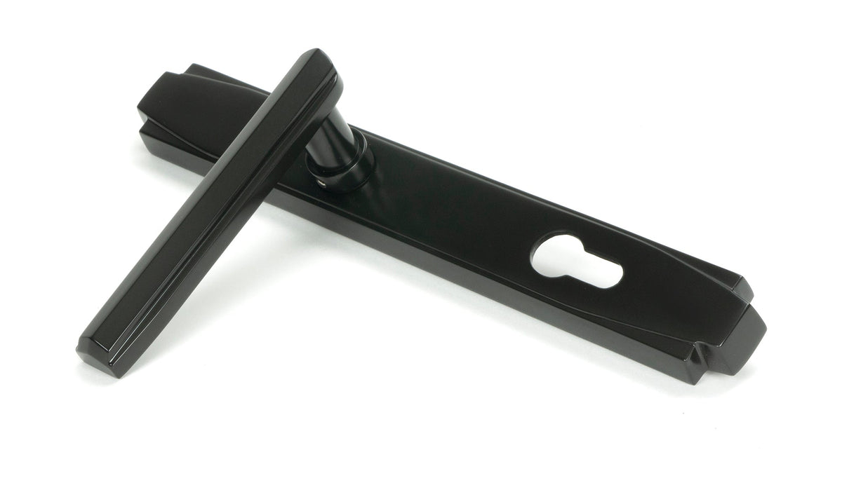 Art Deco Slimline Lever Espag. Lock Set by From The Anvil