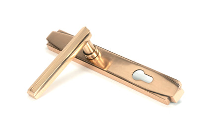 Art Deco Slimline Lever Espag. Lock Set by From The Anvil