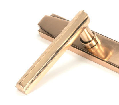 Art Deco Slimline Lever Espag. Lock Set by From The Anvil