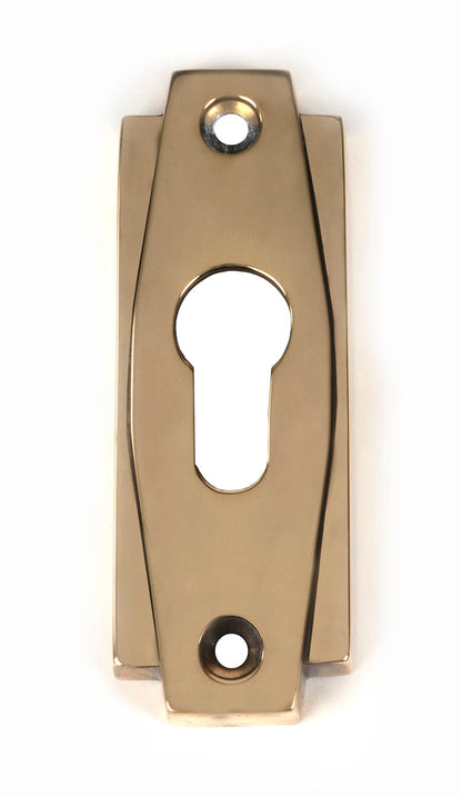 Art Deco Euro Escutcheon Set by From The Anvil