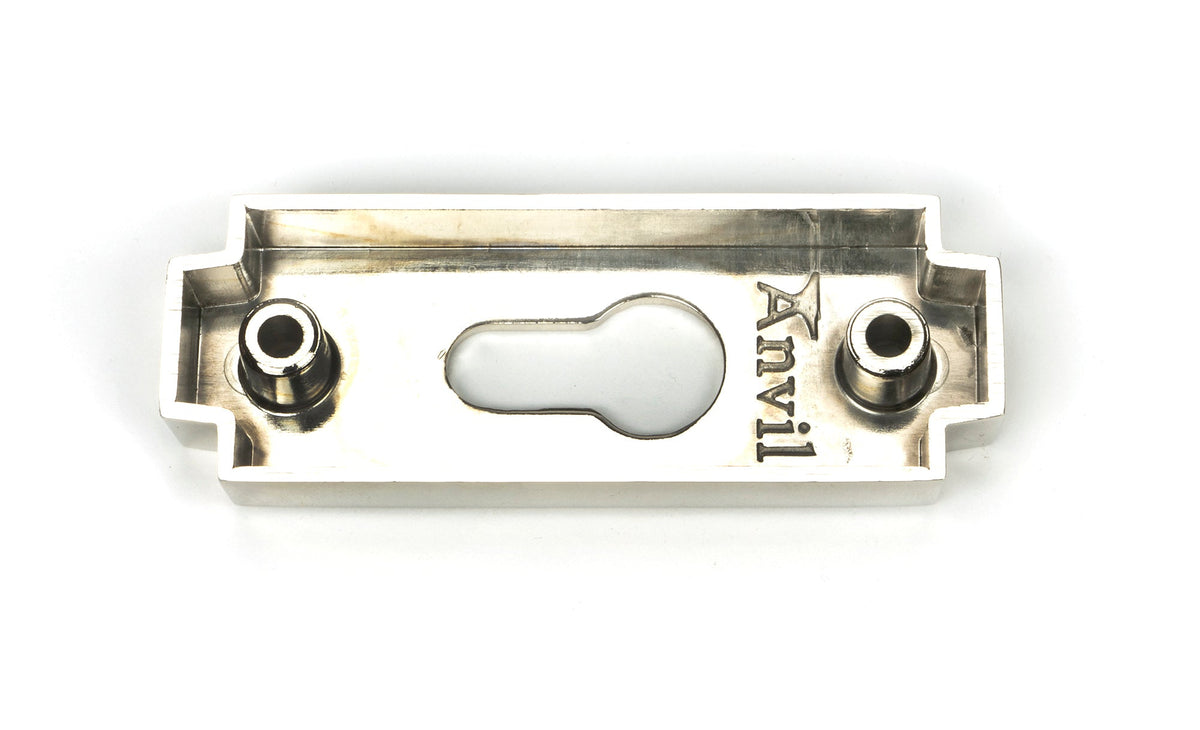 Art Deco Euro Escutcheon Set by From The Anvil