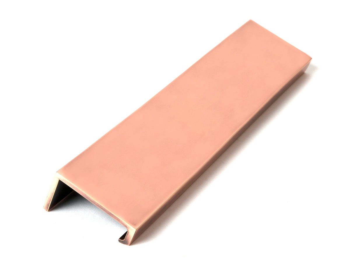From The Anvil's Polished Bronze Plain Edge Pull