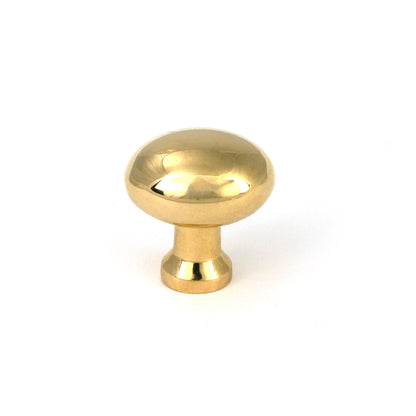 From The Anvil's Polished Brass 25mm Moore Cabinet Knob