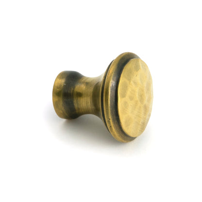Hammered Cabinet Knob by From The Anvil