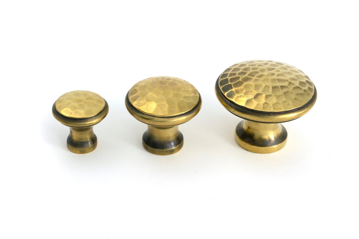 Hammered Cabinet Knob by From The Anvil