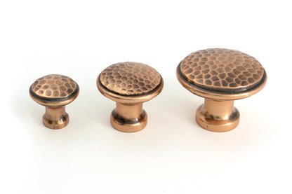 Hammered Cabinet Knob by From The Anvil