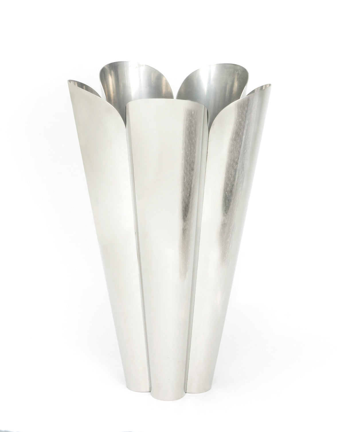 Stainless Steel Flora Plant Pot by From The Anvil