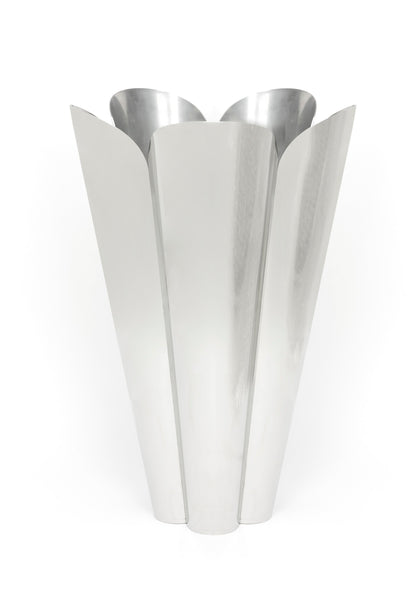 Stainless Steel Flora Plant Pot by From The Anvil