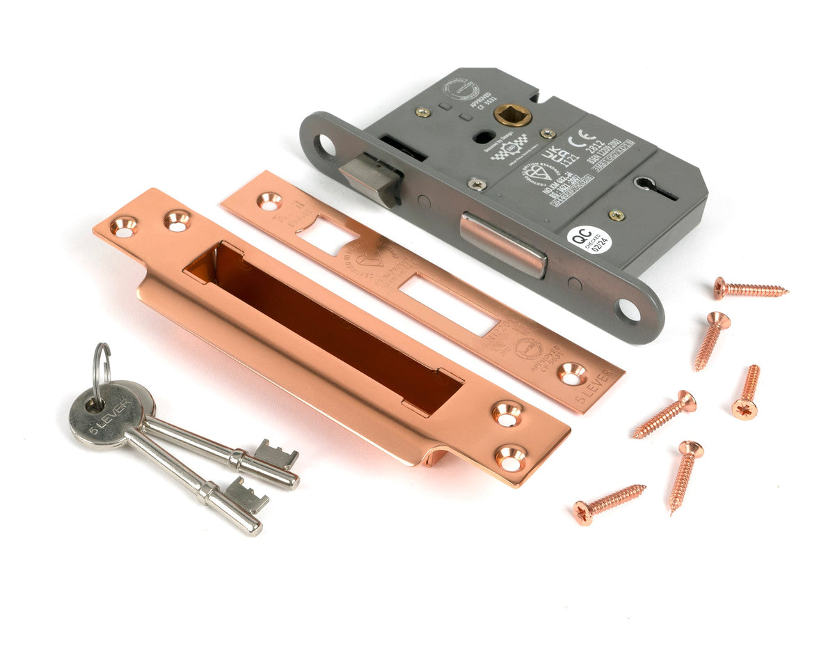 5 Lever BS Sash Lock by From The Anvil