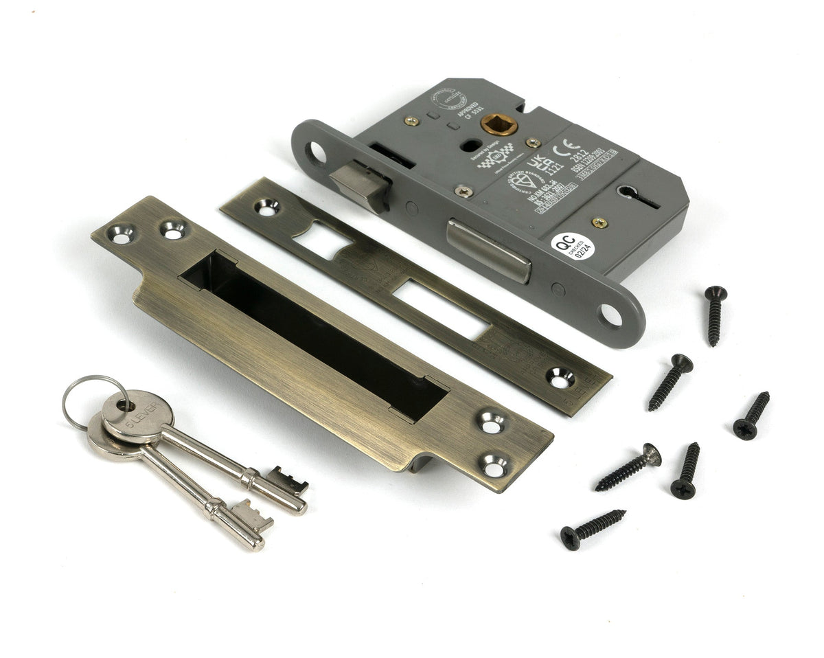 5 Lever BS Sash Lock KA by From The Anvil