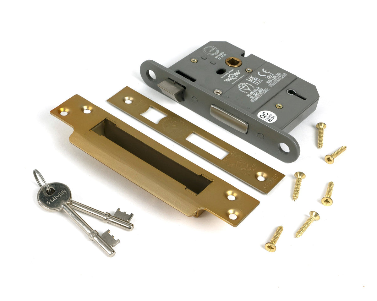 5 Lever BS Sash Lock KA by From The Anvil