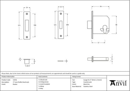Euro Profile Deadlock by From The Anvil